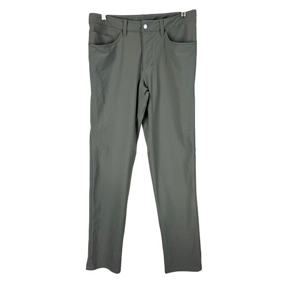Lululemon ABC Classic-Fit Pant 32" Warpstreme Grey Sage Men's Size 30 x 32 EUC - Picture 1 of 9